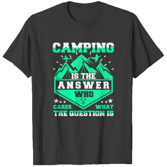 Camper Traveler Adventure Outdoor Survivalist T-shirt