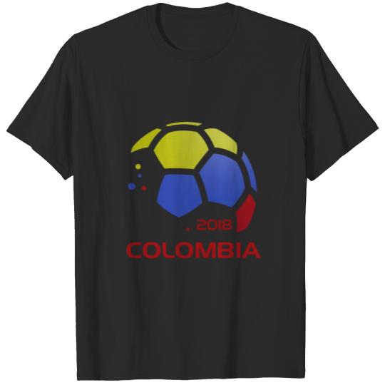 Discover Colombia National Soccer Team Fan Gear T-shirt