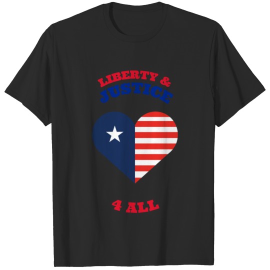 Discover Liberty and Justice T-shirt