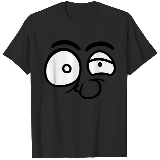 Discover eyes nose cool professor crazy crazy face crazy cl T-shirt