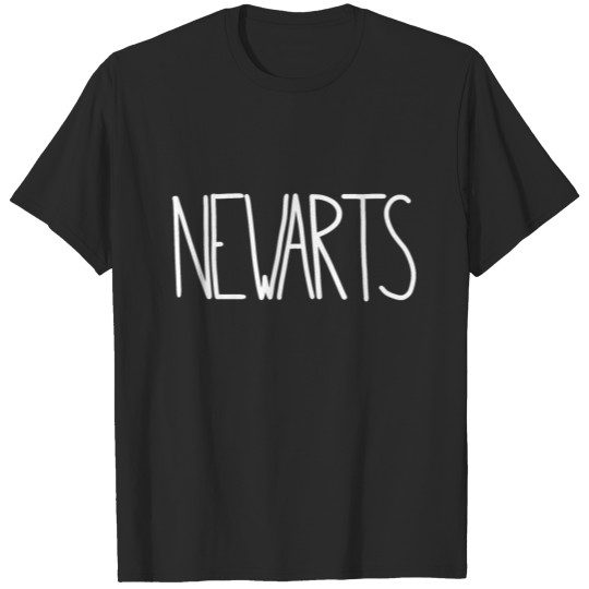 Discover newarts white logo newartsdesign T-shirt
