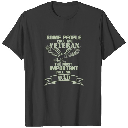 Veteran Army Dad Gift Shirt T-shirt
