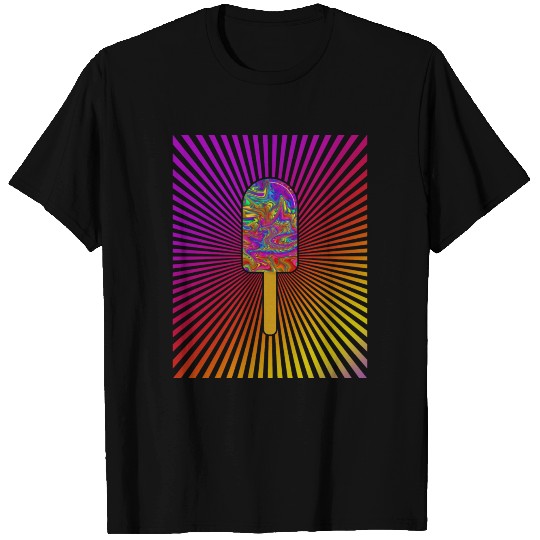 psychedelic popsicle ice cream glace helado Eis T-shirt