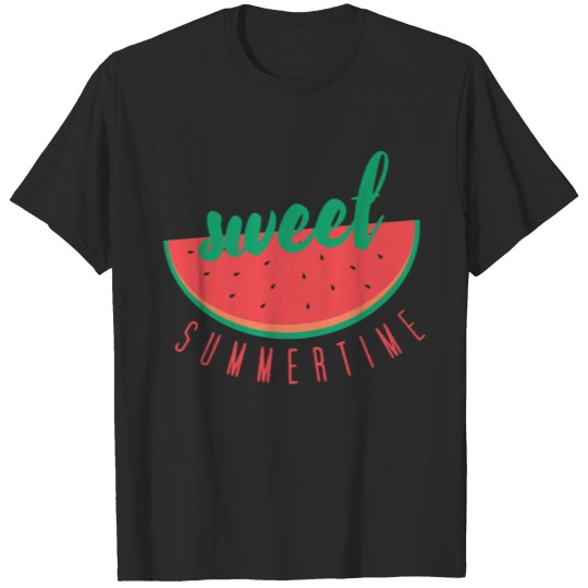 Discover Sweet Summertime Watermelon Refreshment T-shirt