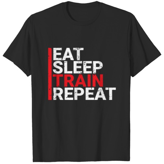 Discover Eat Sleep Train Repeat T-shirt