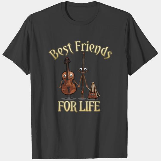 Violin Shirt - Best Friends For Life T-shirt