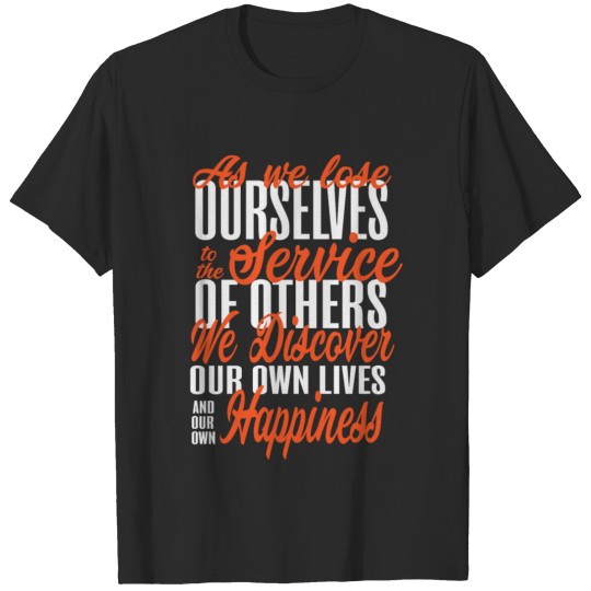 Discover Selfless help AIDS support luck T-shirt