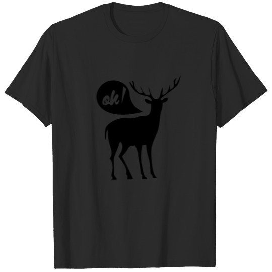 Discover Deer with text oh T-shirt