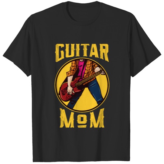 Discover Guitar Mom Player Guitarist Electric Bass Gift T-shirt