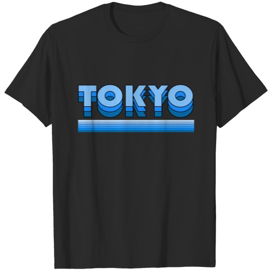 tokyo tokyo japan retro colors T-shirt