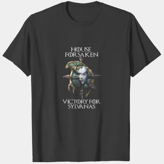 World of Warcraft House Forsaken Victory for Sylva T-shirt