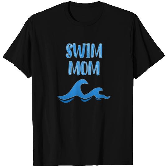 Proud Swim Mom Gift Graphic Tee T-shirt