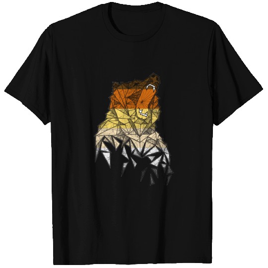 Geometric Bear LGBT Gay Pride CSD Fetish Tolerance T-shirt