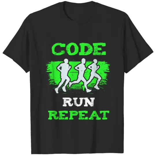 Discover Running Code Is My Cardio I Running For Developer T-shirt