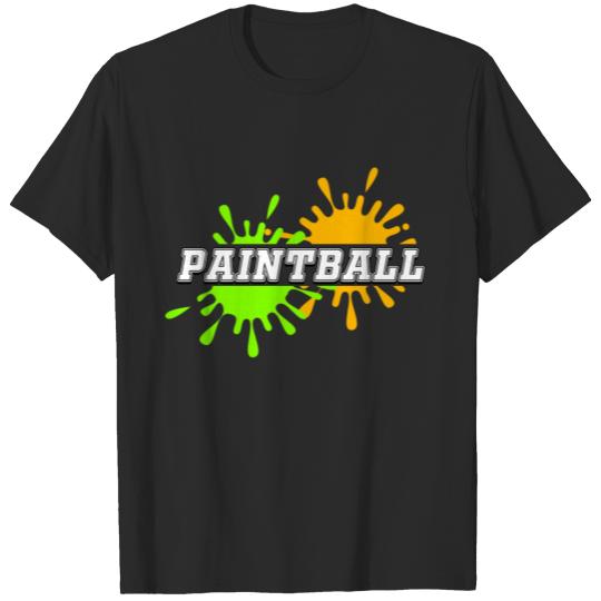 Discover PAINTBALL color spots T-shirt
