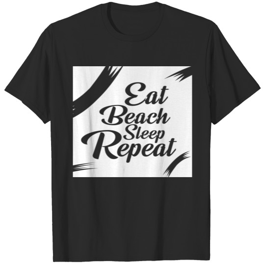 Discover Eat beach sleep repeat - Summer holidays related T-shirt