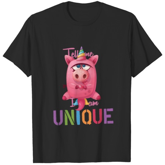 Discover TELL ME I AM UNIQUE - UNICORN. T-shirt