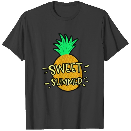 Sweet Summer Ananas Summertime Holidays Gift T-shirt