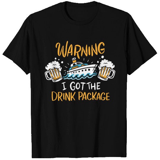 Cruise Drink Package Beer Funny Gift T-shirt
