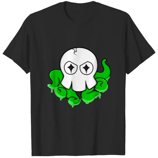 Discover tentaskull logo T-shirt