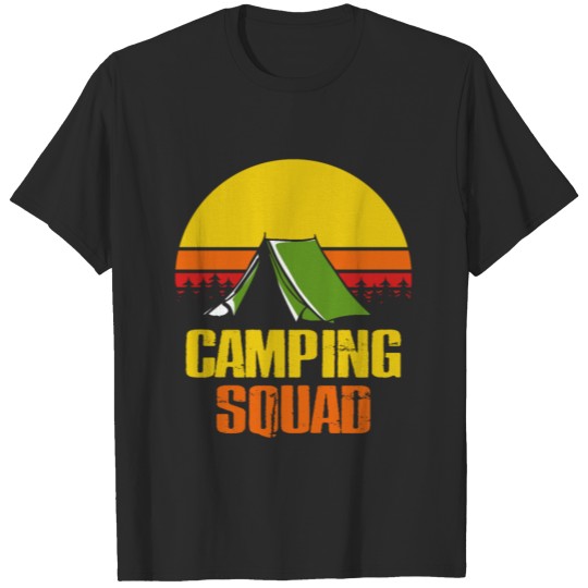 Discover Camping Camp Tent Outback Trekking Travel Holiday T-shirt