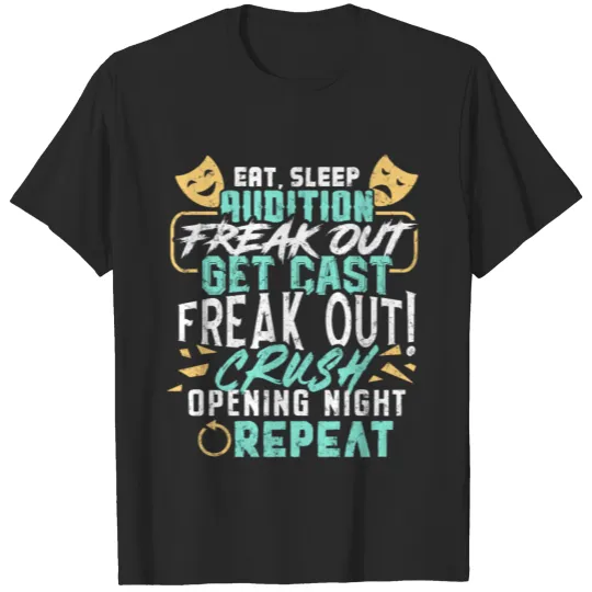 Theater theatre nerd Theater Mask Theater Musical T-shirt
