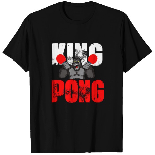 Table tennis PingPong king kong T-shirt
