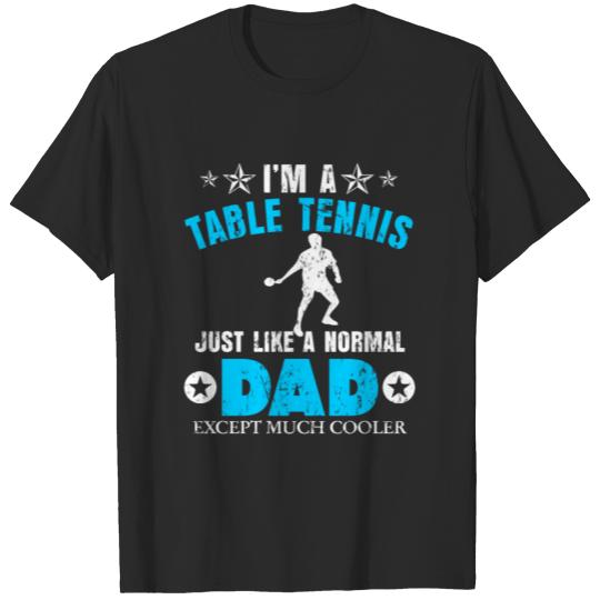 Discover Table tennis PingPong dad father T-shirt