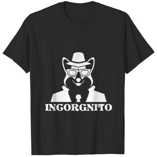 Discover Incorgnito graphic Funny Vintage Corgi Lover Dog T-shirt
