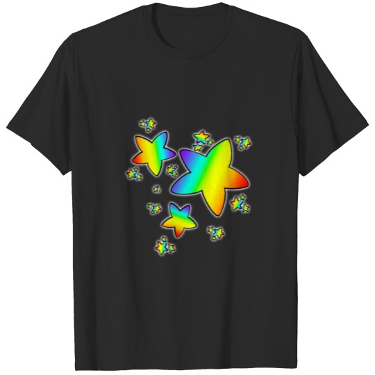 Discover Stars with rainbow colors T-shirt