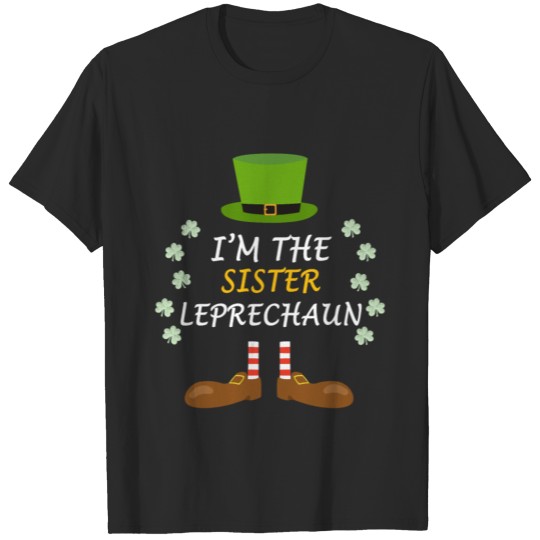 Discover Sister Leprechaun Ireland St Patricks Day Outfit T-shirt