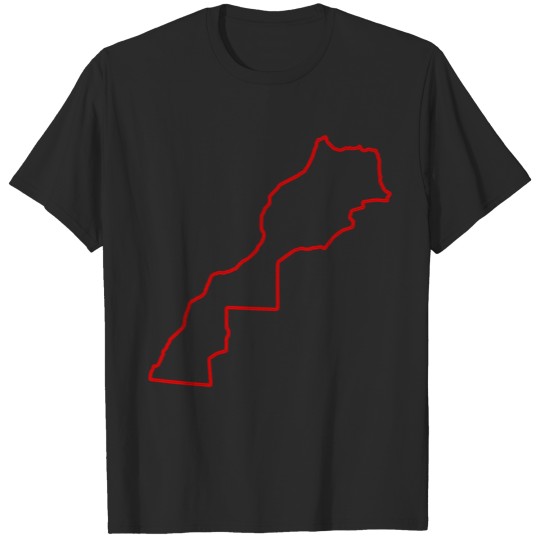 Discover Map Morocco T-shirt