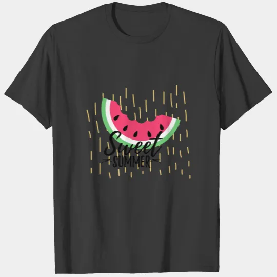 Sweet Summer Melon Holiday Sun Gift T-shirt