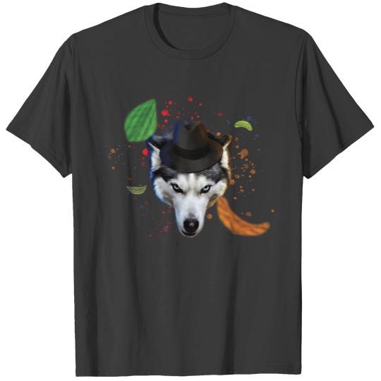 Wolf Dog husky Short-Sleeve Unisex men T-Shirt T-shirt
