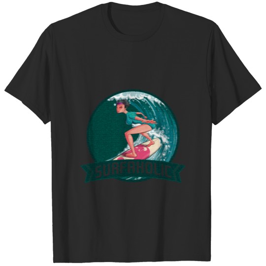 Surfaholic Shirt Fancy Cool Shirt For Surfer Lover T-shirt