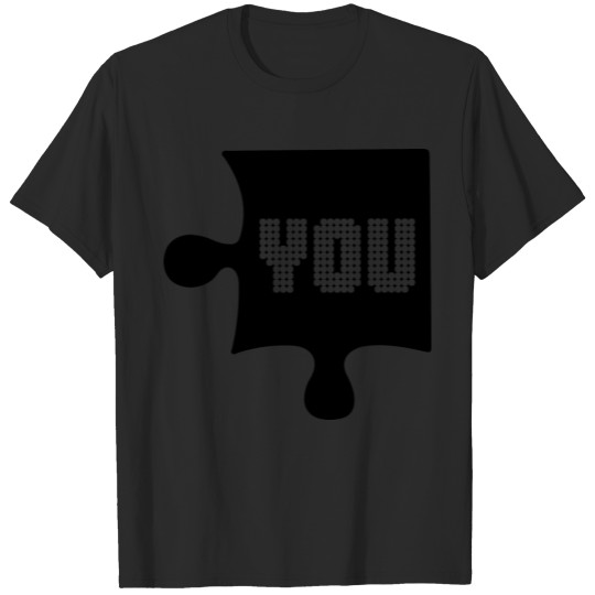 Discover YOU Pair Me and You Paar Mode as Puzzle T-shirt