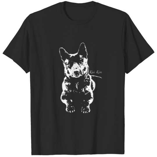 Discover Cute Gentle Kai ken Sitting Funny Pet Lovers Gift T-shirt