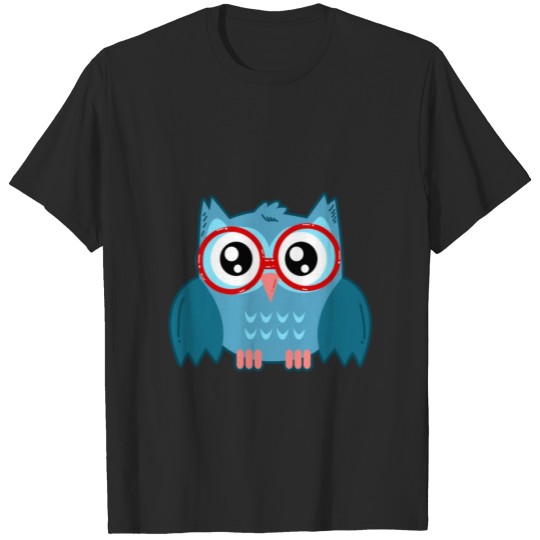 Owl Nerd Glasses Cute T-shirt