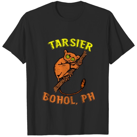 Discover Tarsier Bohol Philippines Filipino Tagalog Sun T-shirt