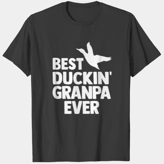 Best Duckin' Grandpa Ever Funny Water Ducklings T-shirt