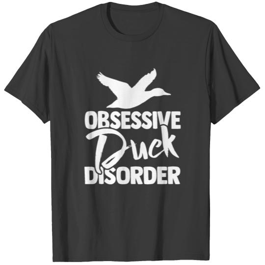 Obsessive Duck Disorder Funny Water Ducklings T-shirt