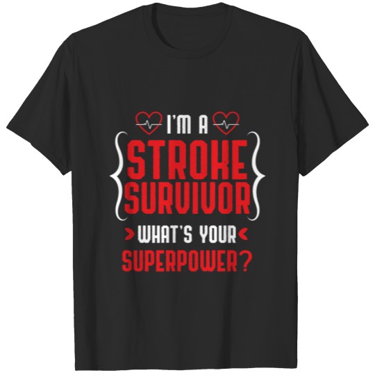 Discover Cool I Am A Stroke Survivor for Stroke Survivors T-shirt