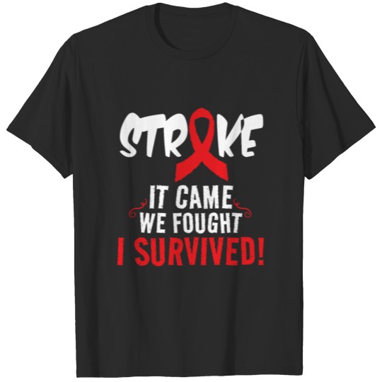 Discover Cool Stroke I Survived for Stroke Survivors T-shirt