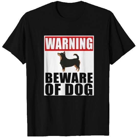 Warning Lancashire Heeler Beware Of Dog T-shirt