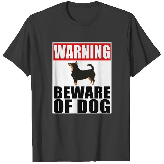 Warning Lancashire Heeler Beware Of Dog T-shirt