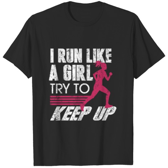 Discover Running athlete girl woman T-shirt