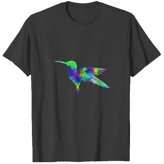 Hummingbird bird in watercolors T-shirt