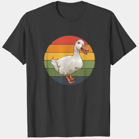 Duck Retro Funny Water Ducklings T-shirt