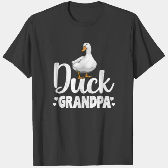 Duck Grandpa Funny Water Ducklings T-shirt