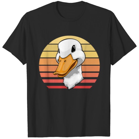 Discover Duck Head Retro Funny Water Ducklings T-shirt